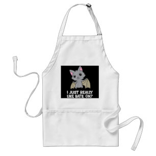 I Just Really Like Bats, Okay Funny Bat Lover Standard Apron