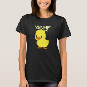 I Just Really Like Ducks Kids Animal Cute Duck T-Shirt
