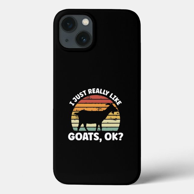I just really like goats Case-Mate iPhone case (Back)
