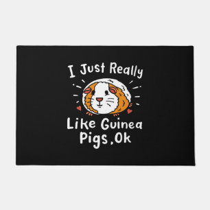 I Just Really Like Guinea Guinea Pig Kawaii Doormat