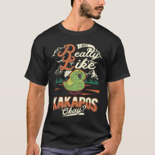 I just really like Kakapos Night Parrot Kakapo T-Shirt