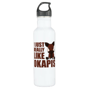 I Just Really Like Okapi's Cute Okapi 710 Ml Water Bottle