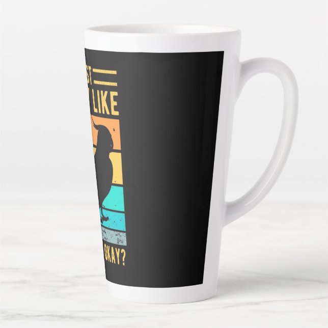 I Just Really Like Parrots Latte Mug (Right)