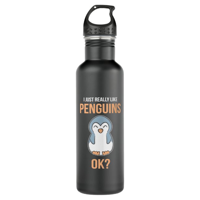 I Just Really Like Penguin 710 Ml Water Bottle (Front)