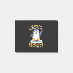 I Just Really Like Penguins Post-it Notes