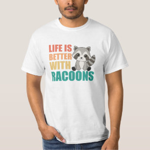 I Just Really Like Racoons Cute Racoon T-Shirt