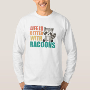 I Just Really Like Racoons Cute Racoon T-Shirt