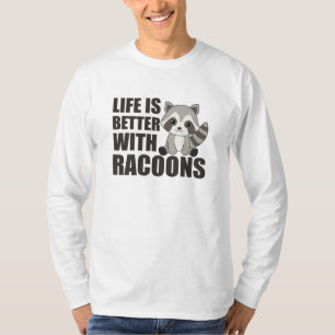 I Just Really Like Racoons Cute Racoon T-Shirt