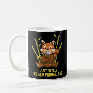 I Just Really Like Red Pandas Red Panda Coffee Mug
