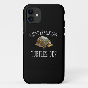 I Just Really Like Turtles, OK? iPhone 11 Case