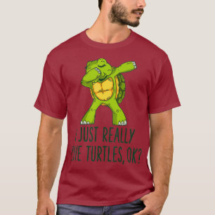 I Just Really Like Turtles Shirt Turtle Lover