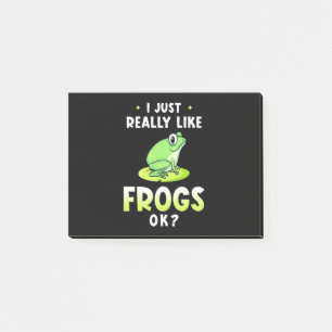 I Just Really Likes Frogs Post-it Notes