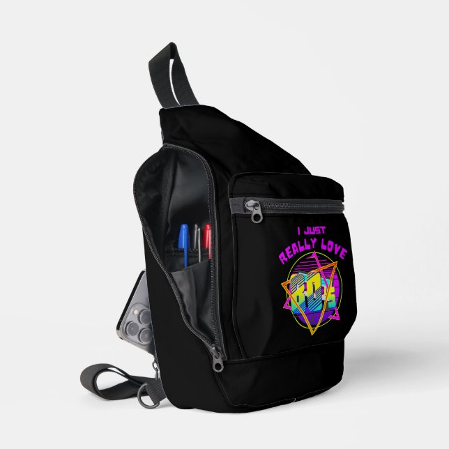 I JUST REALLY LOVE 80s Sling Bag (Open)
