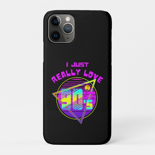I JUST REALLY LOVE 90s Case-Mate iPhone Case (Back)