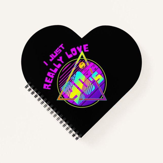I JUST REALLY LOVE 90s Notebook (Front)
