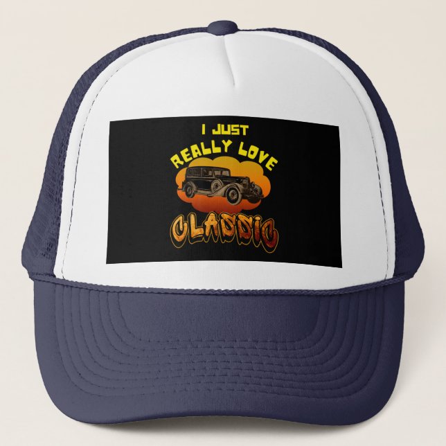 i just really love classic  trucker hat (Front)