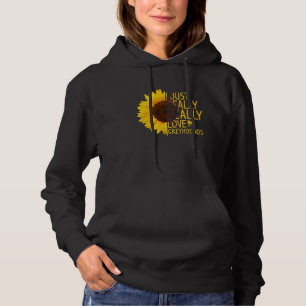 I Just Really Love Greyhounds  Women Men Dog Sunfl Hoodie