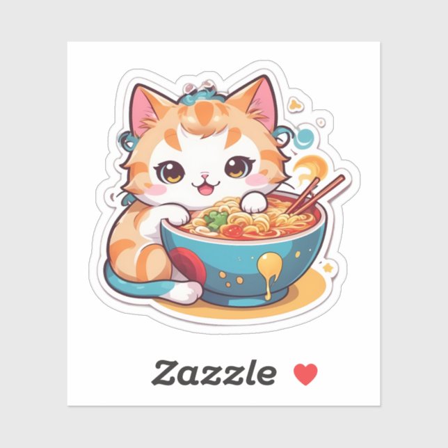 I Just Really Love Ramen Kitten (Sheet)