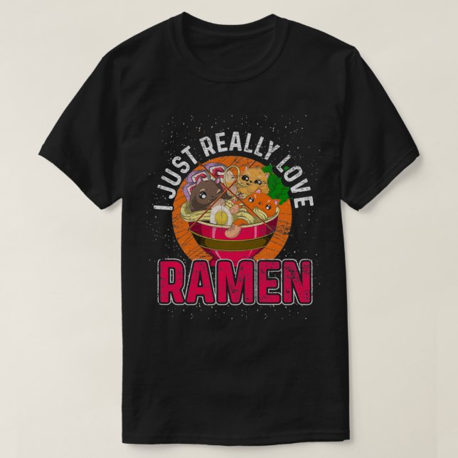 I Just Really Love Ramen Pullover  (Design Front)
