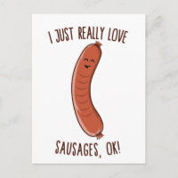 I Just Really Love Sausages, OK! Cute Kawaii Weine