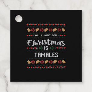 I Just Want To Bake Stuff And Watch Christmas Favour Tags