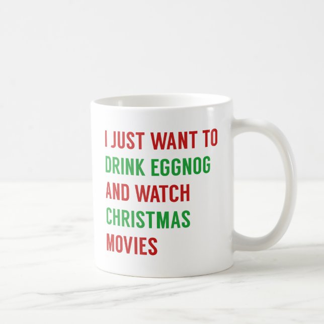 I Just Want To Coffee Mug (Right)
