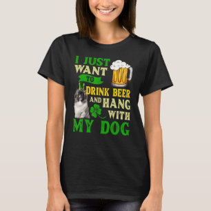 I Just Want To Drink Beer And Hang With My Pekinge T-Shirt