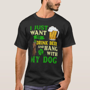 I Just Want To Drink Beer And My Chesapeake Bay Re T-Shirt