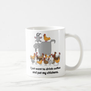 I Just Want to Drink Coffee Mug