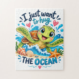 I Just Want to Hug the Ocean Jigsaw Puzzle