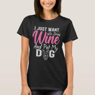 I Just Want To Pet All The Dogs Life Goal Pet All  T-Shirt