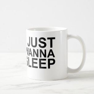 i just want to sleep coffee mug