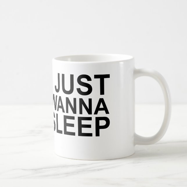 i just want to sleep coffee mug (Right)