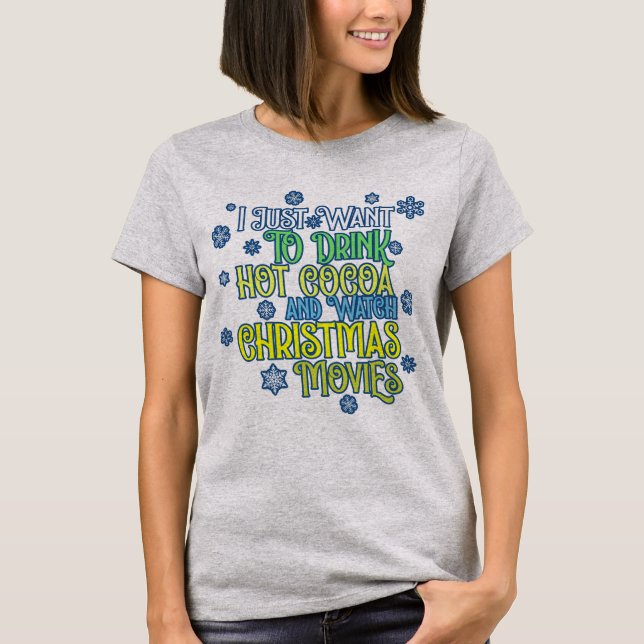 i just want ugly Christmas sweater Women's T-Shirt (Front)
