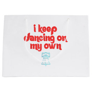 I Keep Dancing on My Own Philly Philadelphia Large Gift Bag