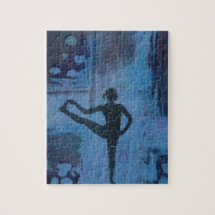 I Keep My Balance Yoga Girl Jigsaw Puzzle