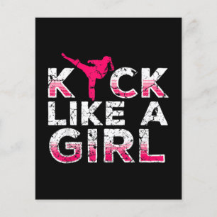 I Kick Like A Girl Karate Kickboxing