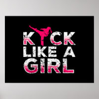I Kick Like A Girl Karate Kickboxing