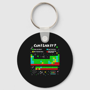 I Kids Can Lick It Periodic Table Key Ring