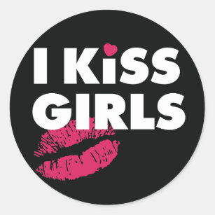 Lesbian Kiss Stickers | Zazzle AU