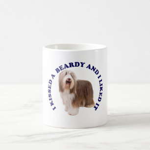 I Kissed a Bearded Collie Coffee Mug