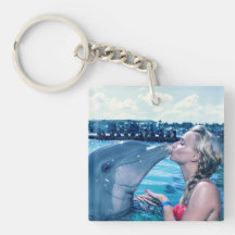 I KISSED A DOLPHIN # Miss Multiverse Keychain Fr