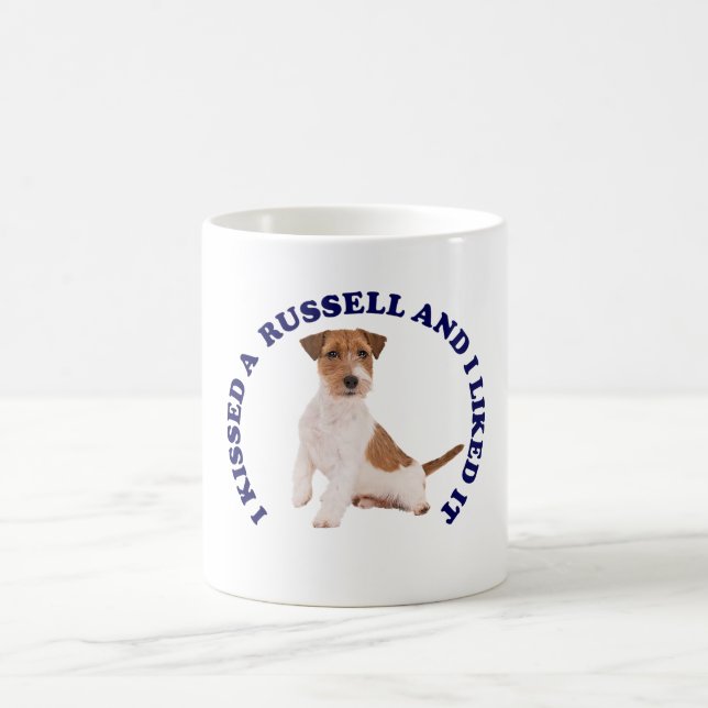 I Kissed a Jack Russell Coffee Mug (Center)