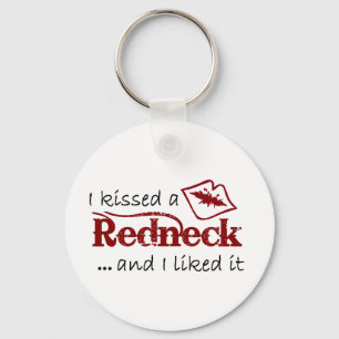 I Kissed A Redneck! Key Ring