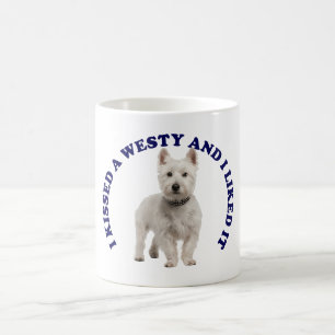 I Kissed a West Highland Terrier Coffee Mug