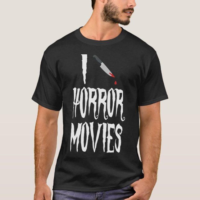I Knife Horror Movies T-Shirt (Front)