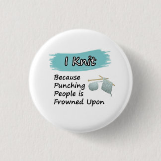 I Knit - Button