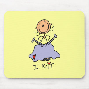 I Knit Mouse Pad