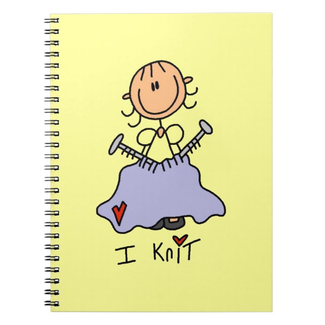 I Knit Notebook (Front)