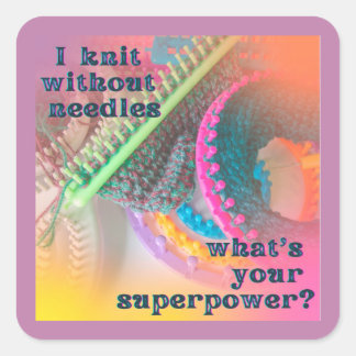 I knit without needles Sticker